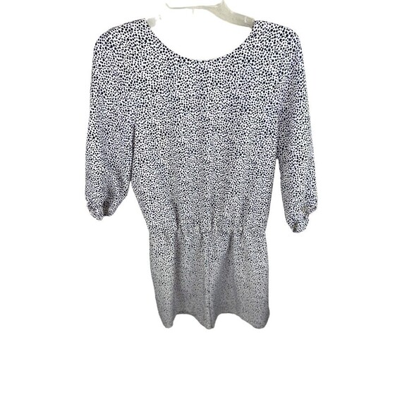 Zara Pants - Zara Women Dresses Jumpsuits & Rompers MED White Polka Dot Open Tie Back